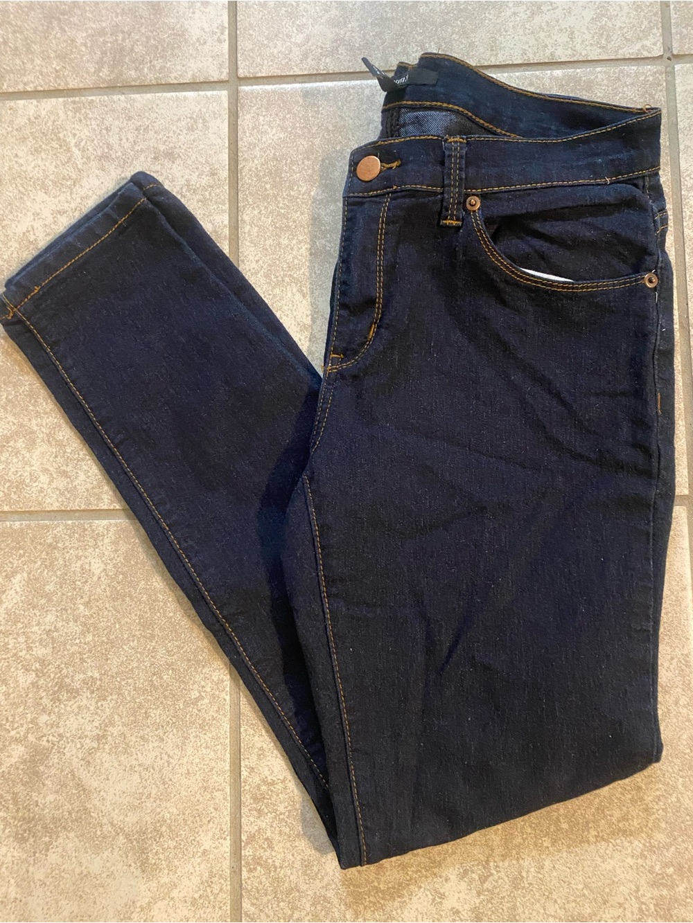Women’s Dark Blue Slim Fit Jeans 5 Pocket Size Large/ 29